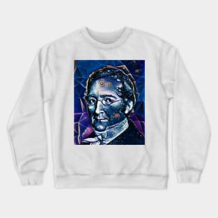 Bernard Courtois Dark Night Portrait | Bernard Courtois Artwork 5 Crewneck Sweatshirt